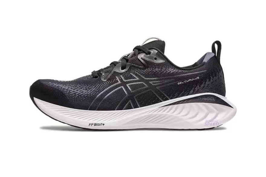 ASICS Tênis de Corrida Masculino Gel-Nimbus 24, Branco/preto, 8