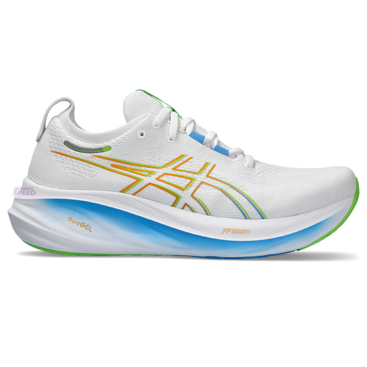 Tênis ASICS GEL-Nimbus 26 - Masculino - Azul Marinho com Azul e