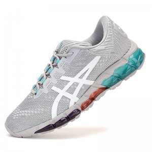 Tênis Asics Gel Quantum 360 5 - Cinza e Verde - Feminino 