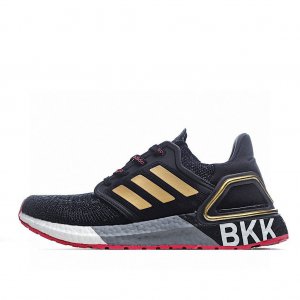 Tênis Adidas UltraBoost 20 - Preto e Dourado - Masculino 