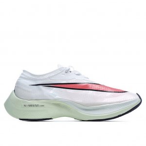 Tênis Nike ZoomX Vaporfly NEXT% - Branco Verde Claro e Azul - Masculino