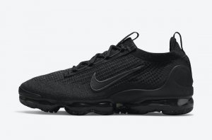 Tênis Nike Air VaporMax 2021 Flyknit - Preto All Black - Feminino 