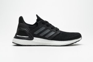 Tênis Adidas UltraBoost 20 - Preto Branco e Cinza Escuro - Masculino