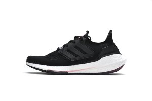 Tênis Adidas UltraBoost 22 - Preto Branco e Roxo - Feminino 