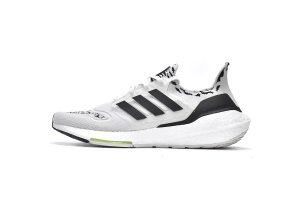 Tênis Adidas UltraBoost 22 - Branco e Preto Grafite - Masculino 