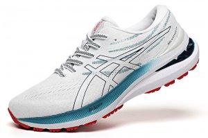 Tênis Asics Gel Kayano 29 - Branco e Azul - Masculino 