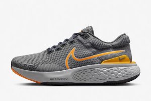 Tênis Nike ZoomX Invincible Run Flyknit 2 - Cinza e Amarelo - Masculino 