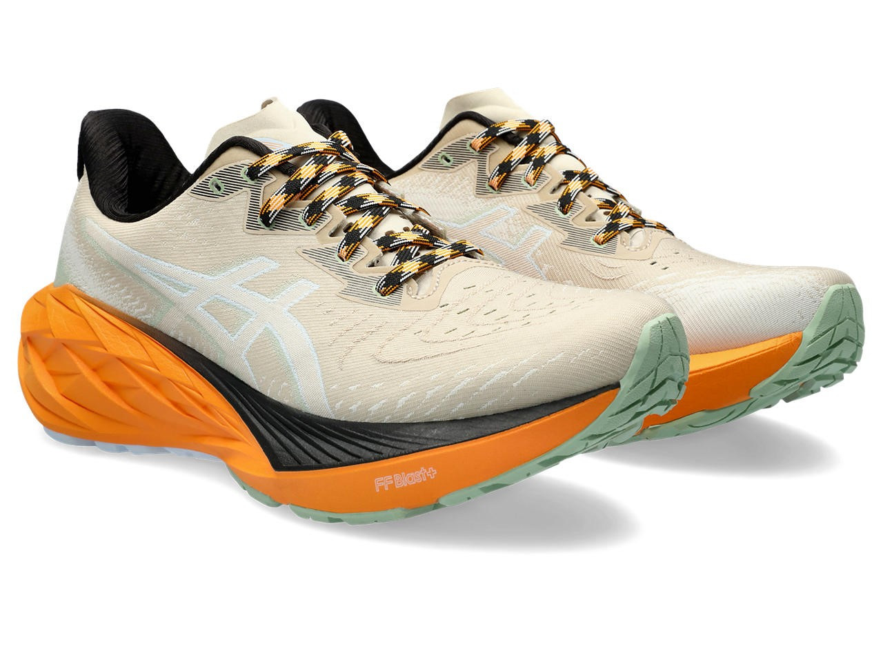 Tênis Asics Novablast 4 - Cinza e Laranja - Masculino