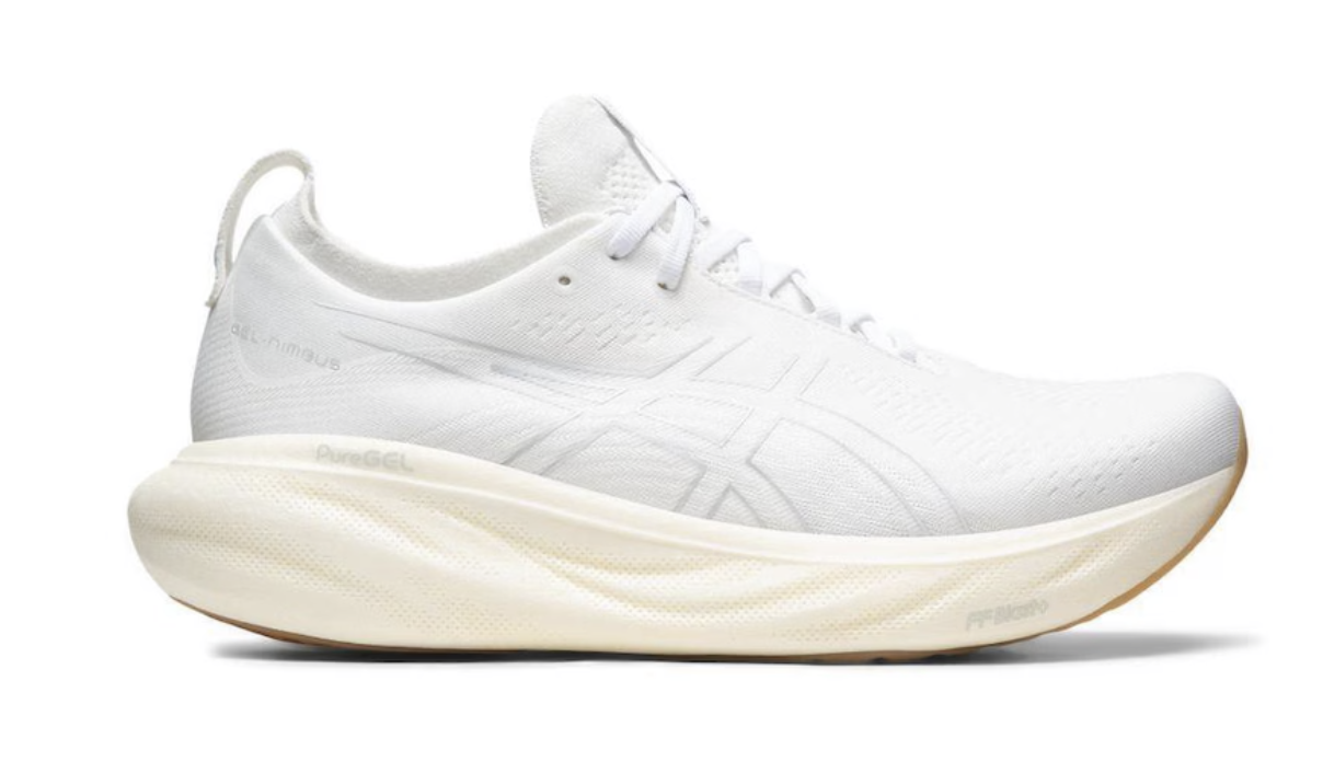 Tênis Asics Gel Nimbus 25 Earth Day Branco e Creme - Masculino 