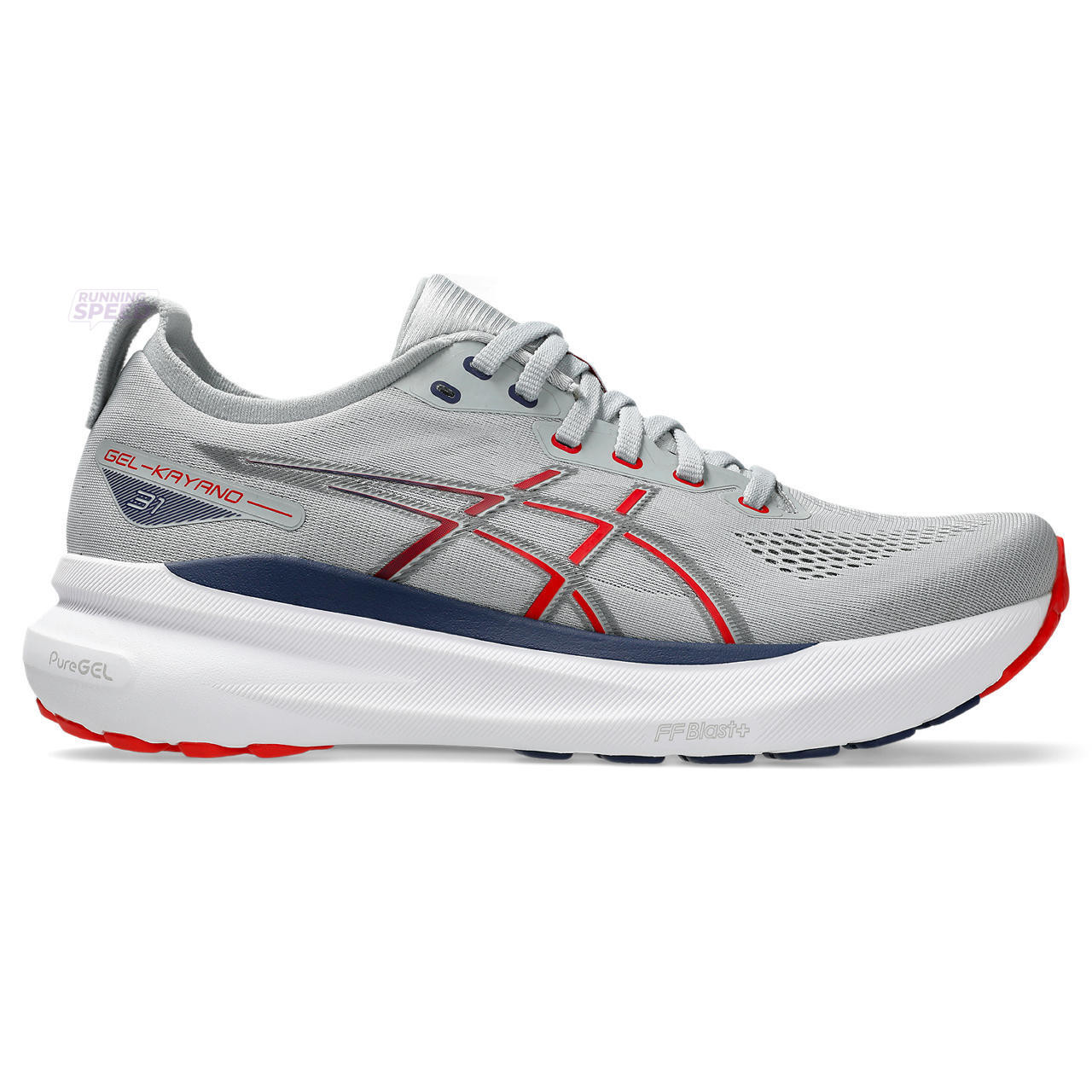 Tênis Asics Gel Kayano 31 - Cinza Branco e Azul - Masculino 