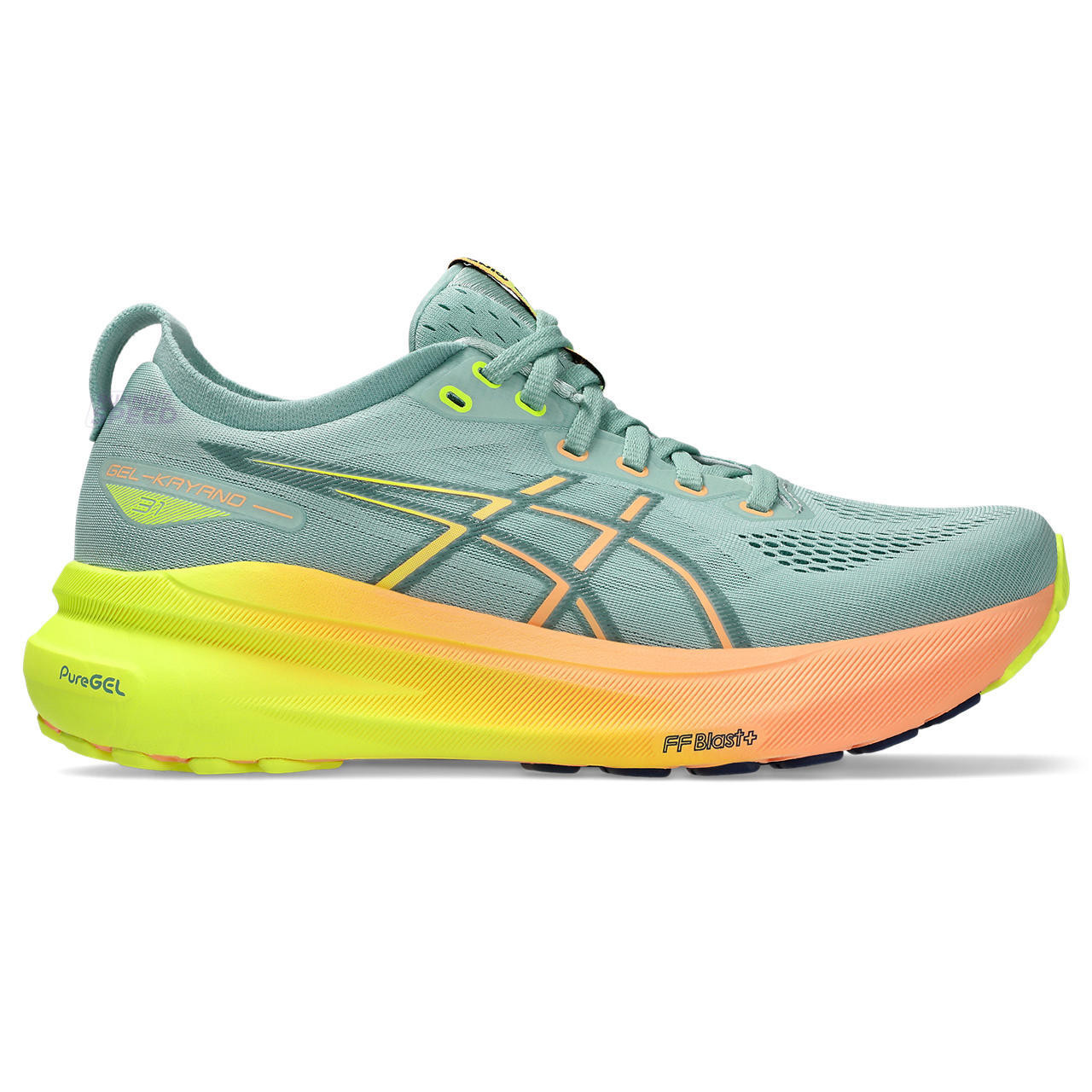 Tênis Asics Gel Kayano 31 - Verde e Laranja - Masculino 