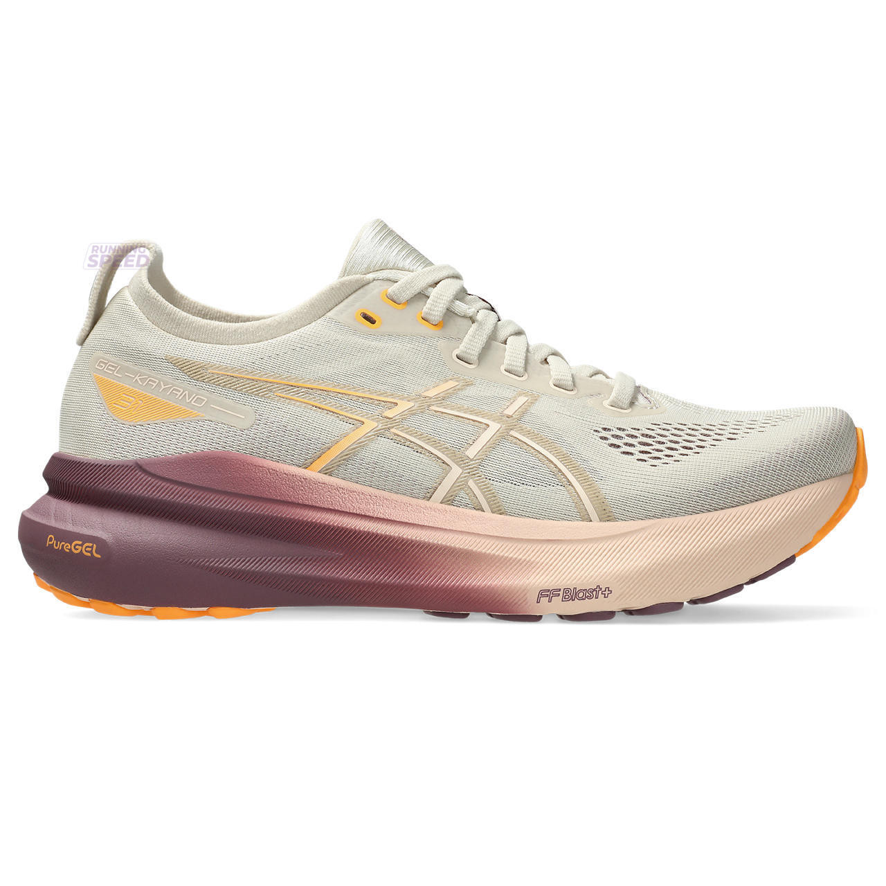 Tênis Asics Gel Kayano 31 - Cinza e Rosa Escuro - Feminino 