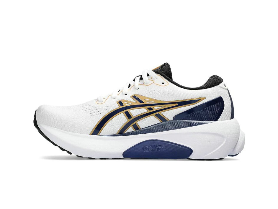 Tênis Asics Gel Kayano 30 - Branco Azul 30 Anniversary - Feminino