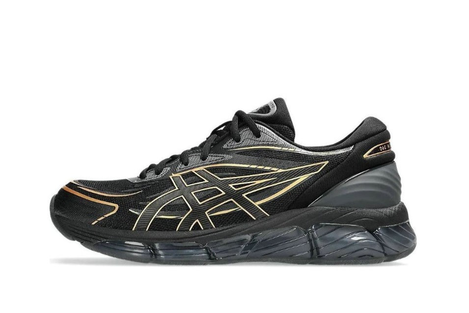 Tênis Asics Gel Quantum 360 8 - Preto e Dourado - Masculino 