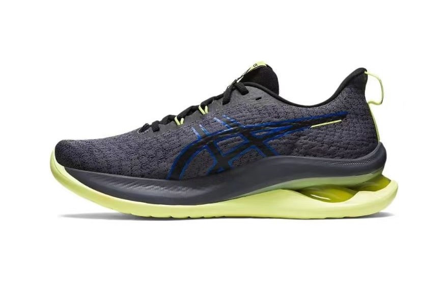 Tênis Asics Gel Kinsei Max - Cinza Escuro e Verde - Masculino 