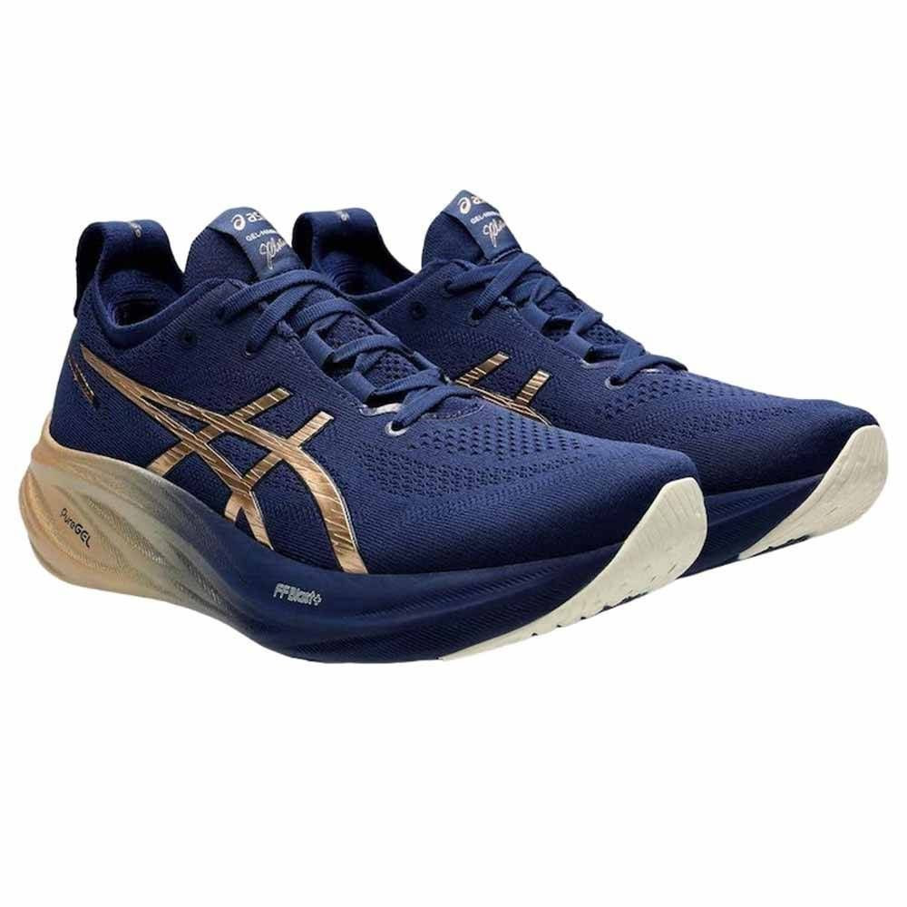 Tênis Asics Gel Nimbus 26 - Platinum Dourado - Masculino